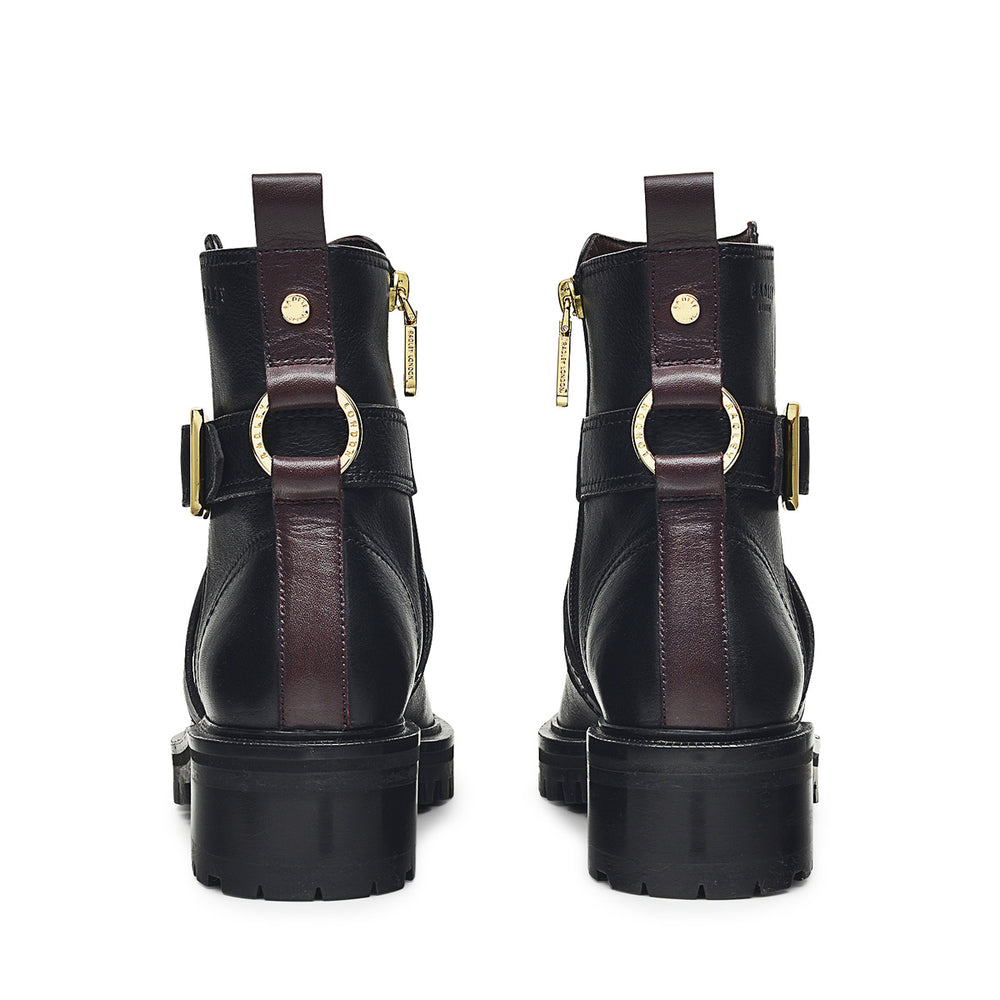 BUCKLEBERRY LANE CHUNKY BUCKLE BOOT BLACK