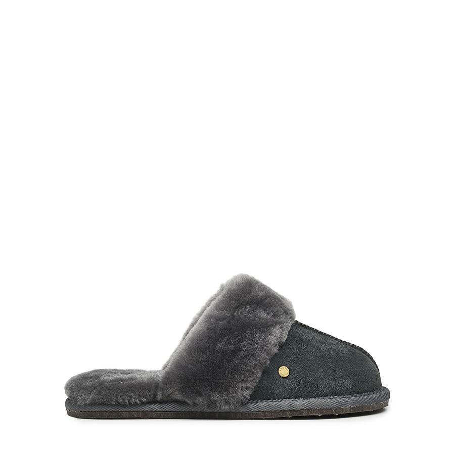 Chelsea Creek 2.0 Shearling Mule in Grey - Q8055070A