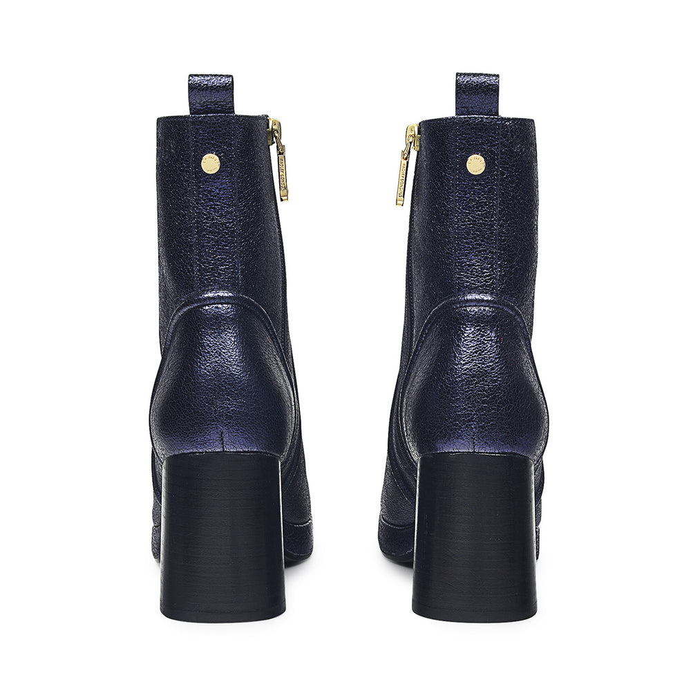 ELM PLACE - METALLIC PLATFORM BOOT INK