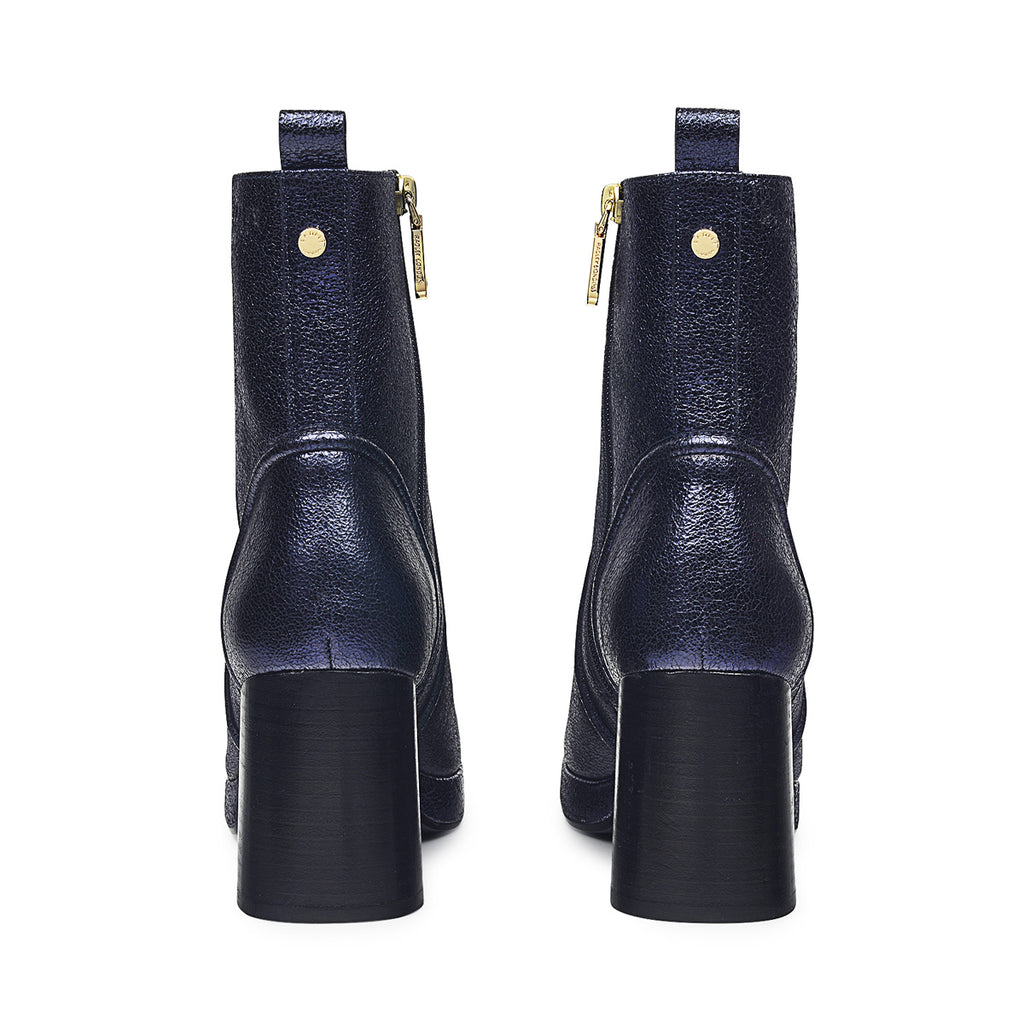 ELM PLACE - METALLIC PLATFORM BOOT INK