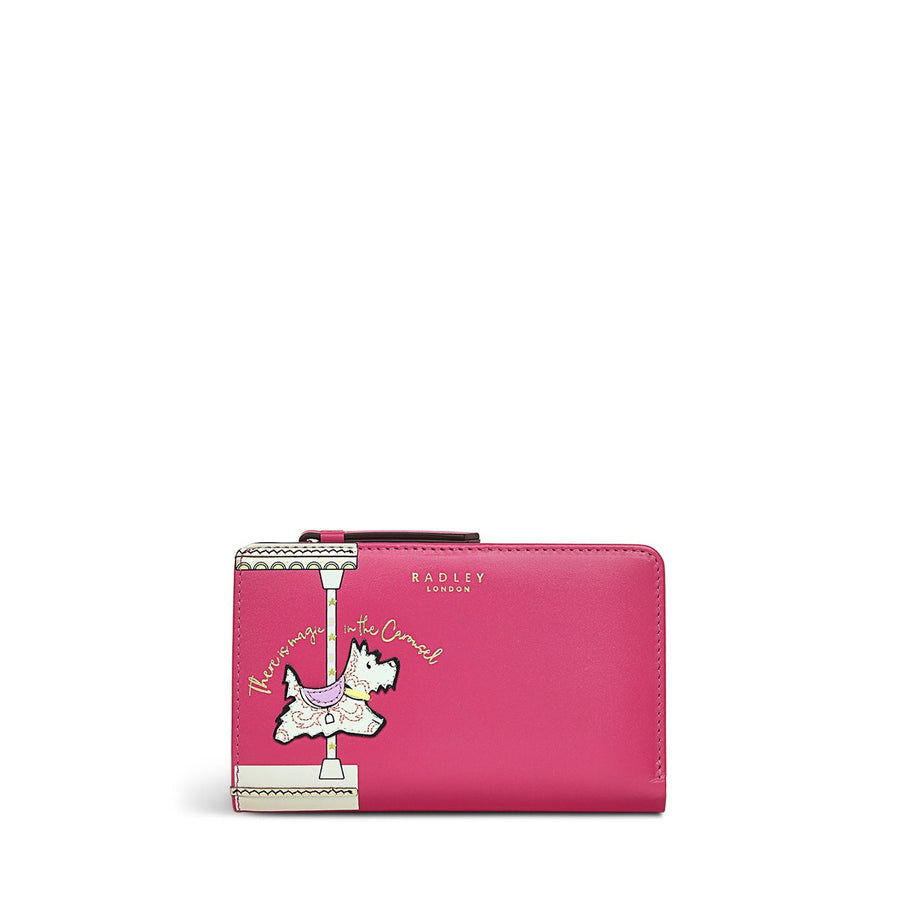 MAGIC CAROUSEL MEDIUM BIFOLD Wallet COULIS