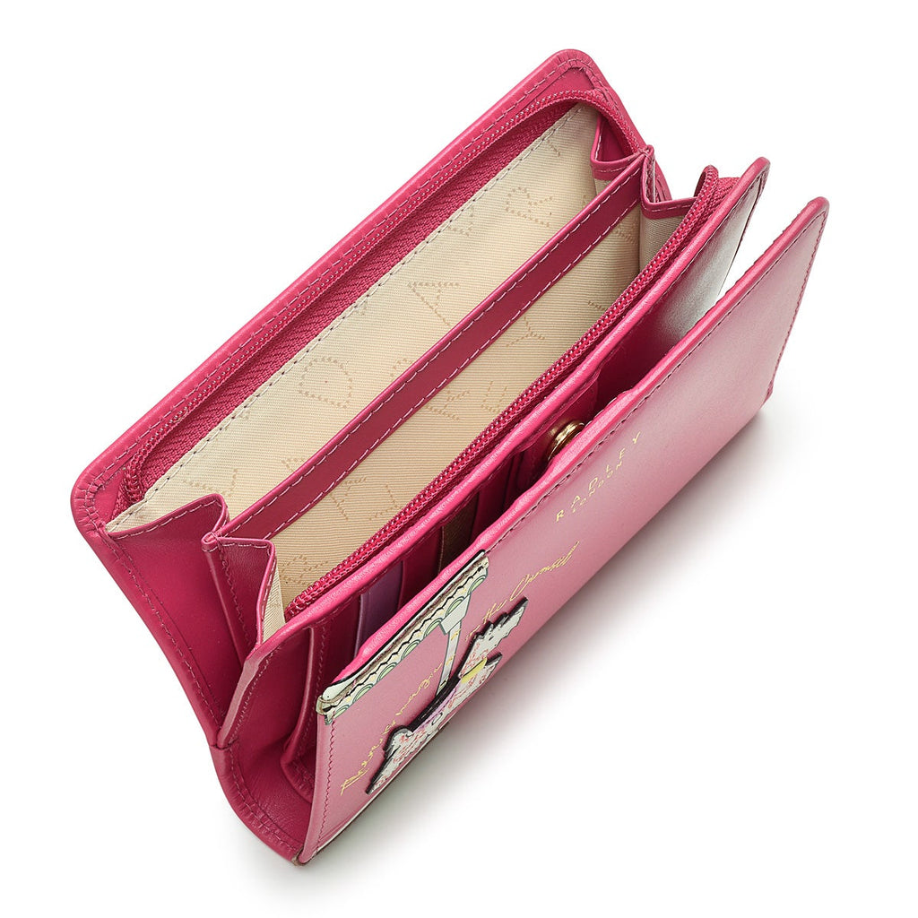 MAGIC CAROUSEL MEDIUM BIFOLD Wallet COULIS