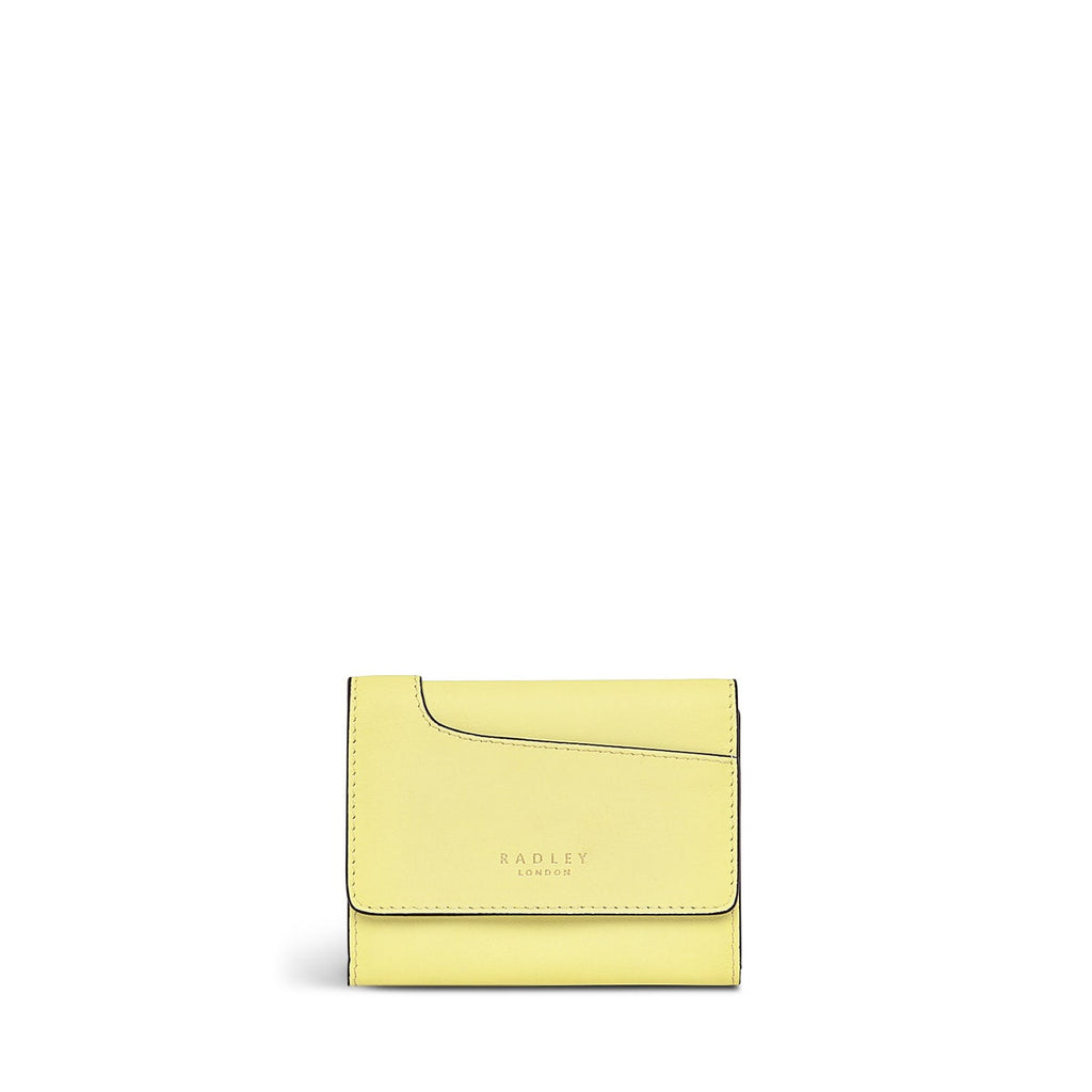 Pockets 2.0 Leather Small Trifold Wallet in Panna Cotta - S1327745