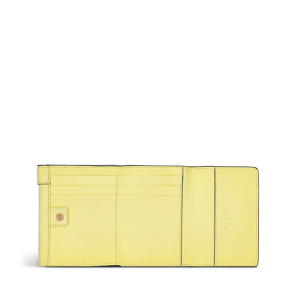 Pockets 2.0 Leather Small Trifold Wallet in Panna Cotta - S1327745