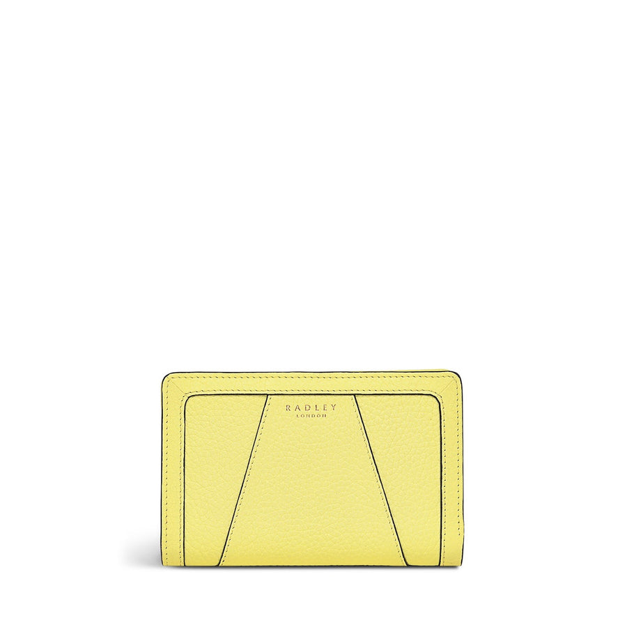 Wood Street 2.0 Leather Medium Ziptop Wallet in Panna Cotta - S1329745