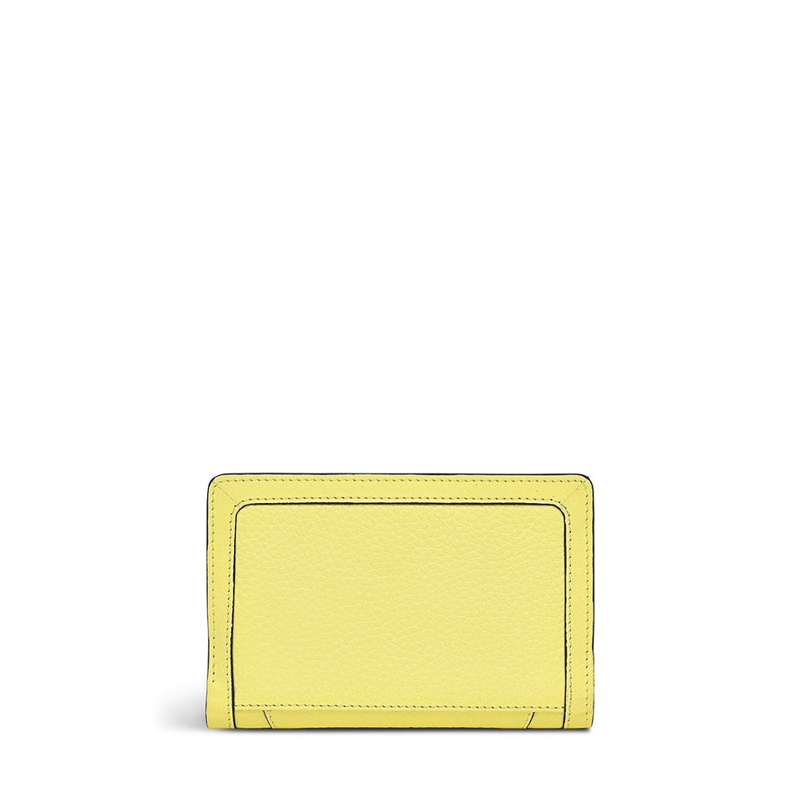 Wood Street 2.0 Leather Medium Ziptop Wallet in Panna Cotta - S1329745