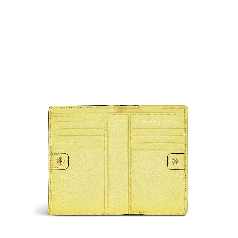 Wood Street 2.0 Leather Medium Ziptop Wallet in Panna Cotta - S1329745