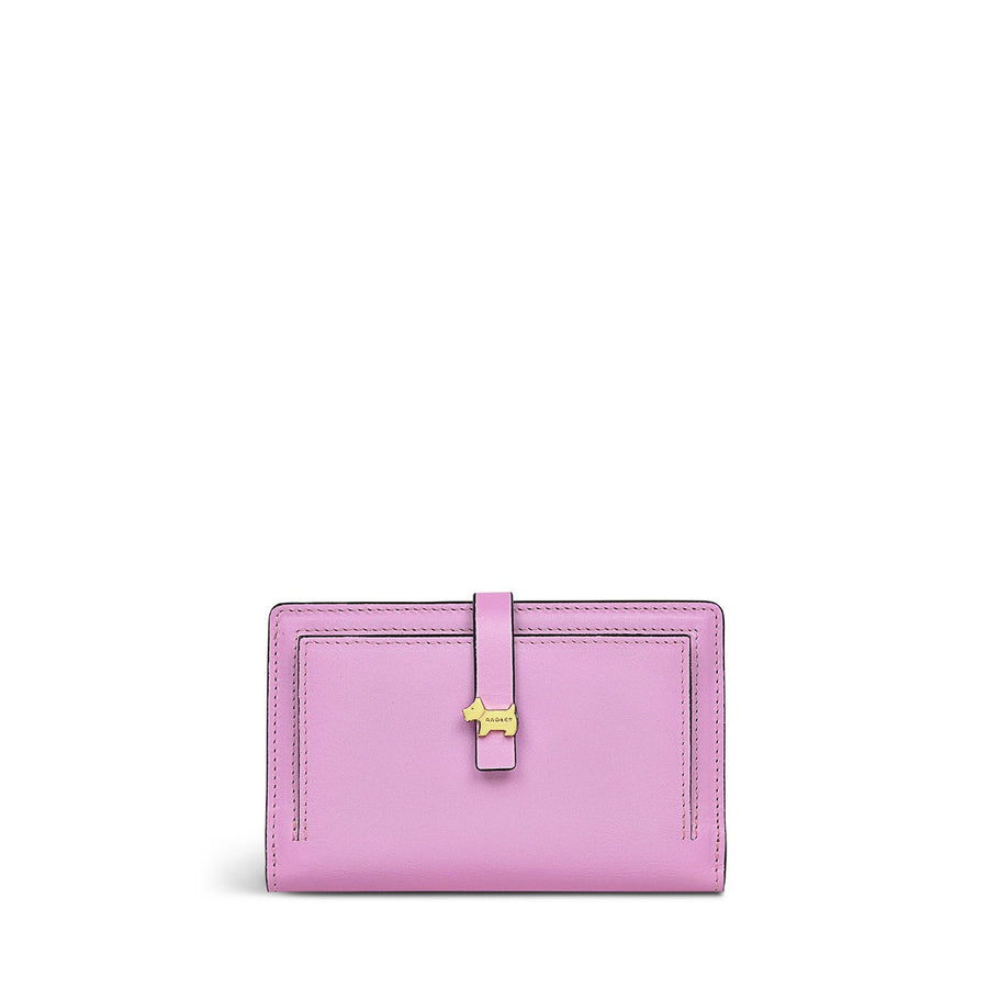 Newick Road Leather Medium Bifold Wallet in Sugar Pink - S1337679