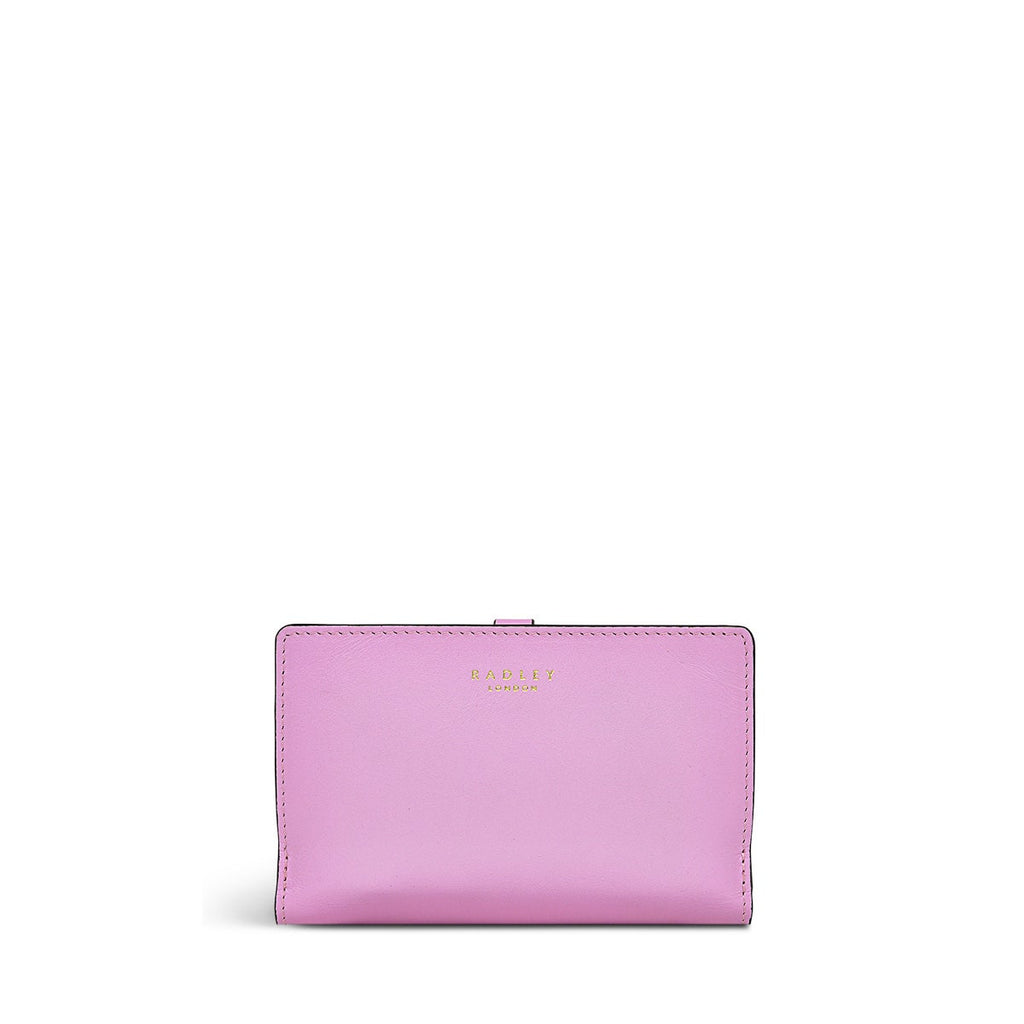 Newick Road Leather Medium Bifold Wallet in Sugar Pink - S1337679