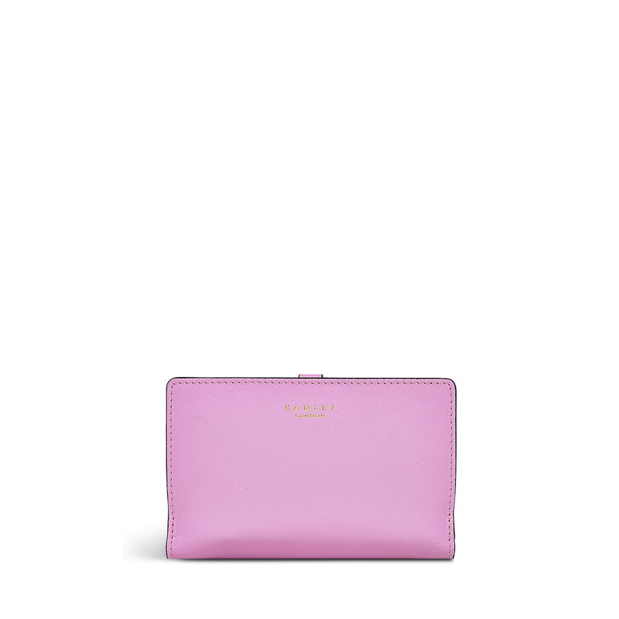 Newick Road Leather Medium Bifold Wallet in Sugar Pink - S1337679
