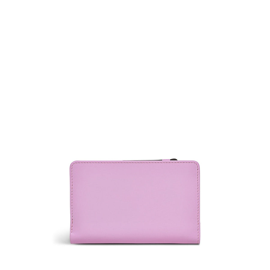Get Your Skates On Leather Medium Bifold Wallet in Sugar Pink - S1343679