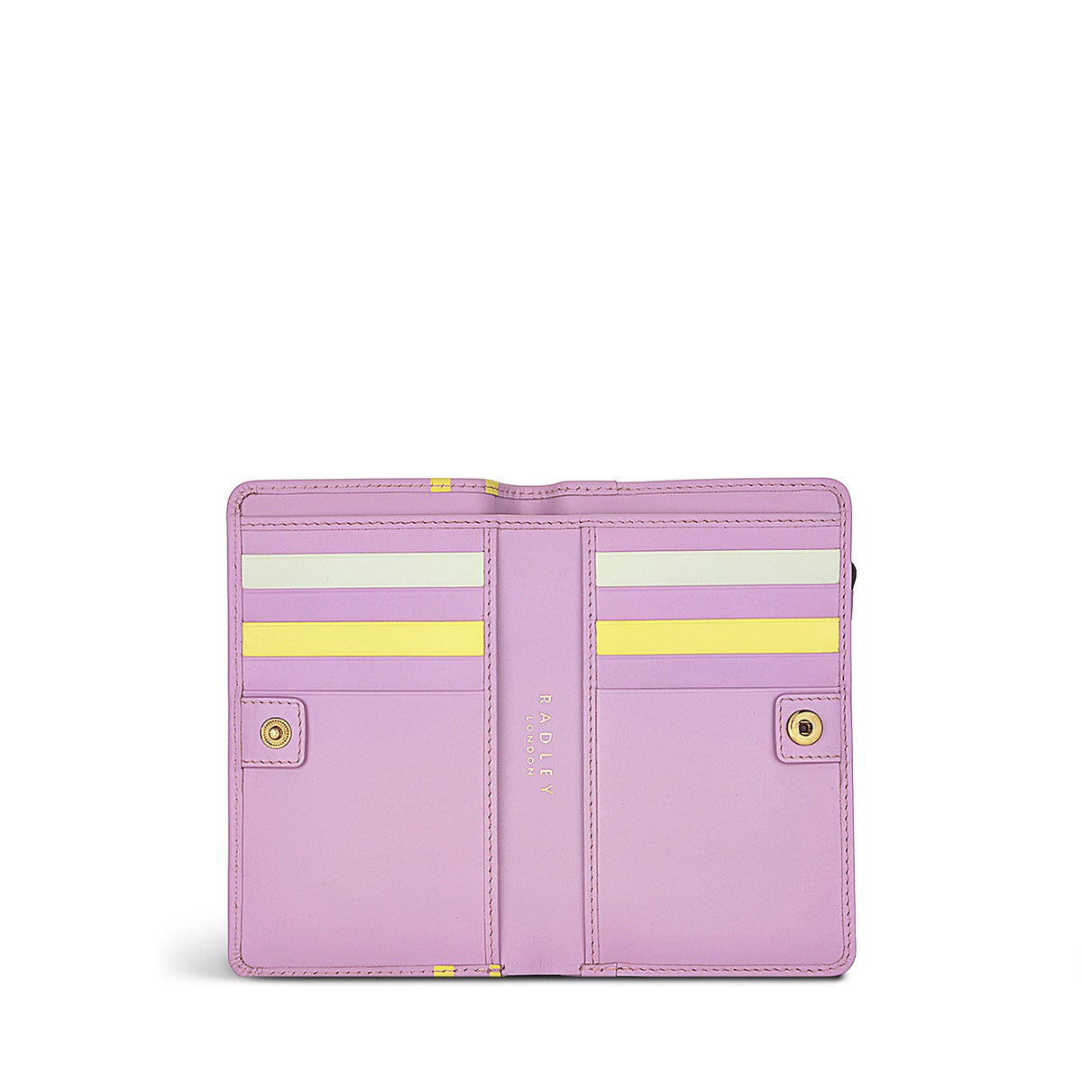 Get Your Skates On Leather Medium Bifold Wallet in Sugar Pink - S1343679