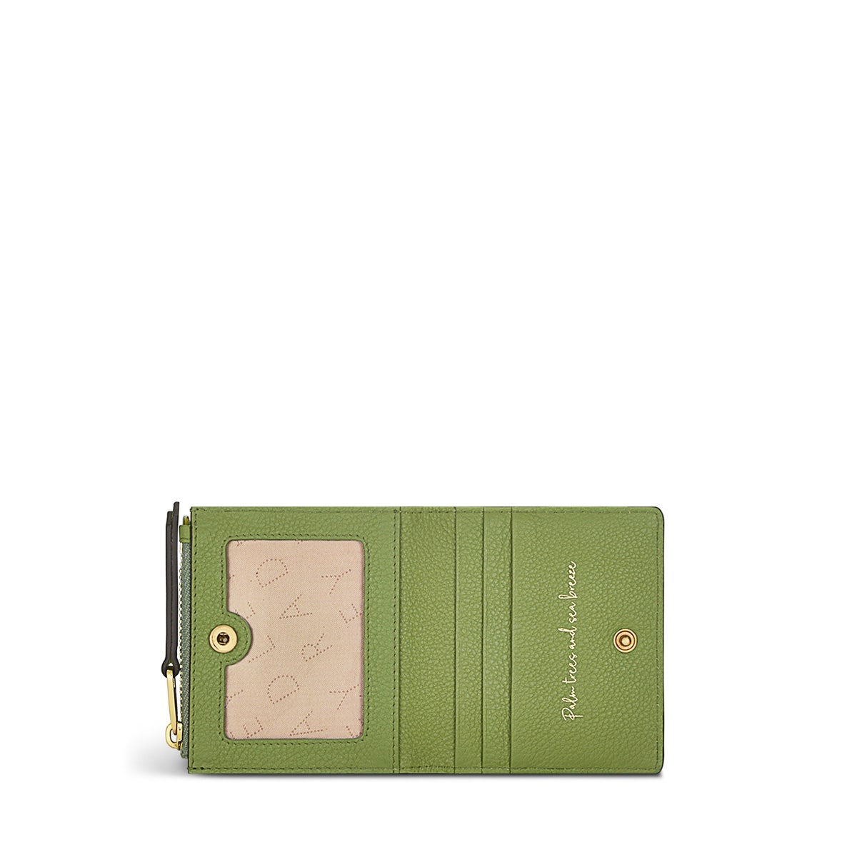 Palm Bay Leather Small Ziptop Coin Wallet in Bonsai - S1348317
