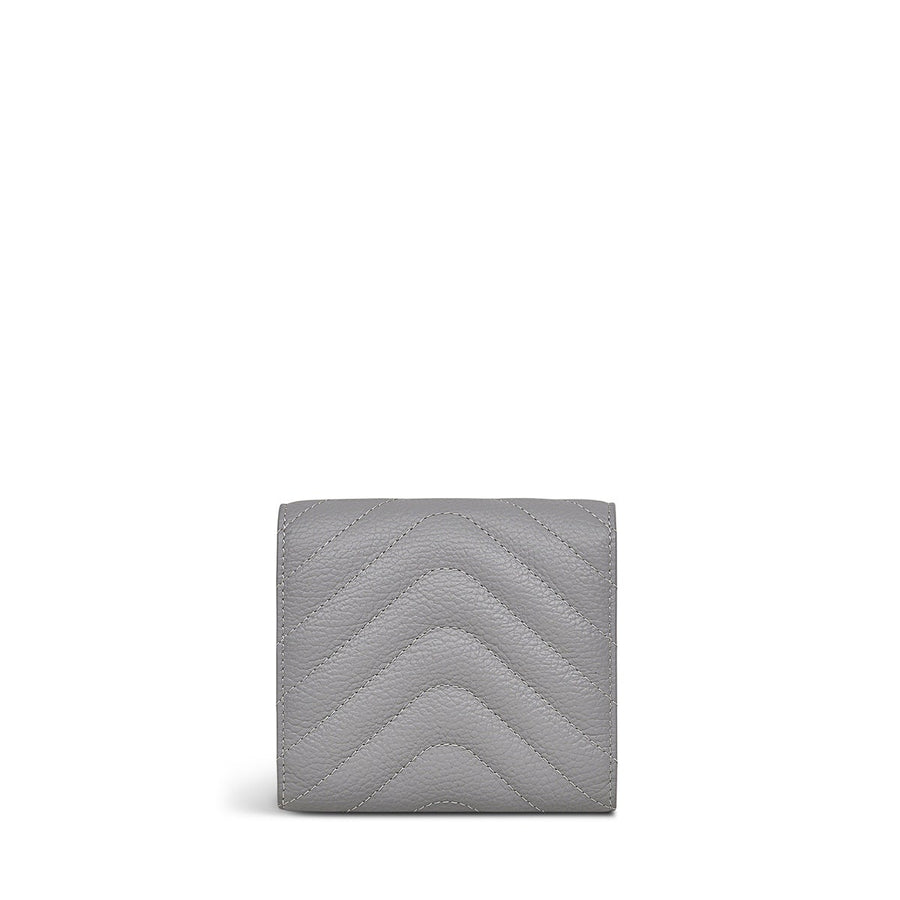 Rowe Avenue Leather Medium Flapover Wallet in Cloud Burst - S1351093