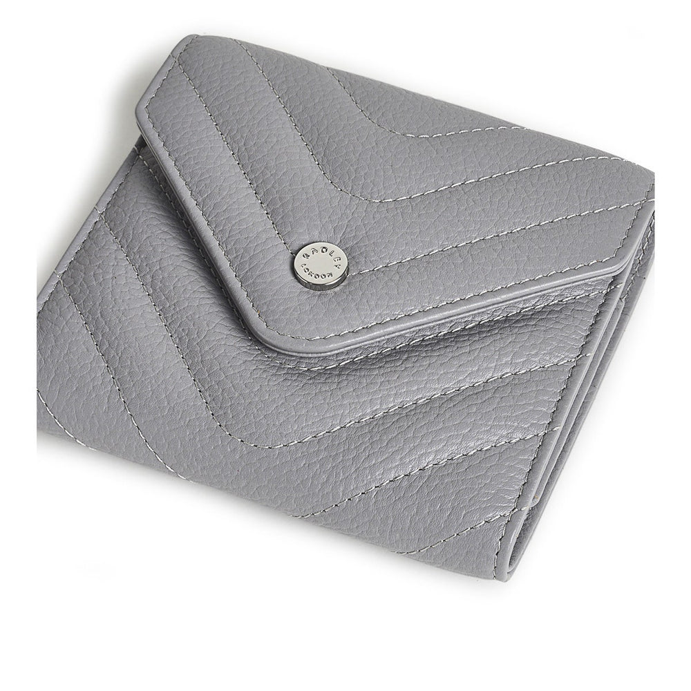 Rowe Avenue Leather Medium Flapover Wallet in Cloud Burst - S1351093