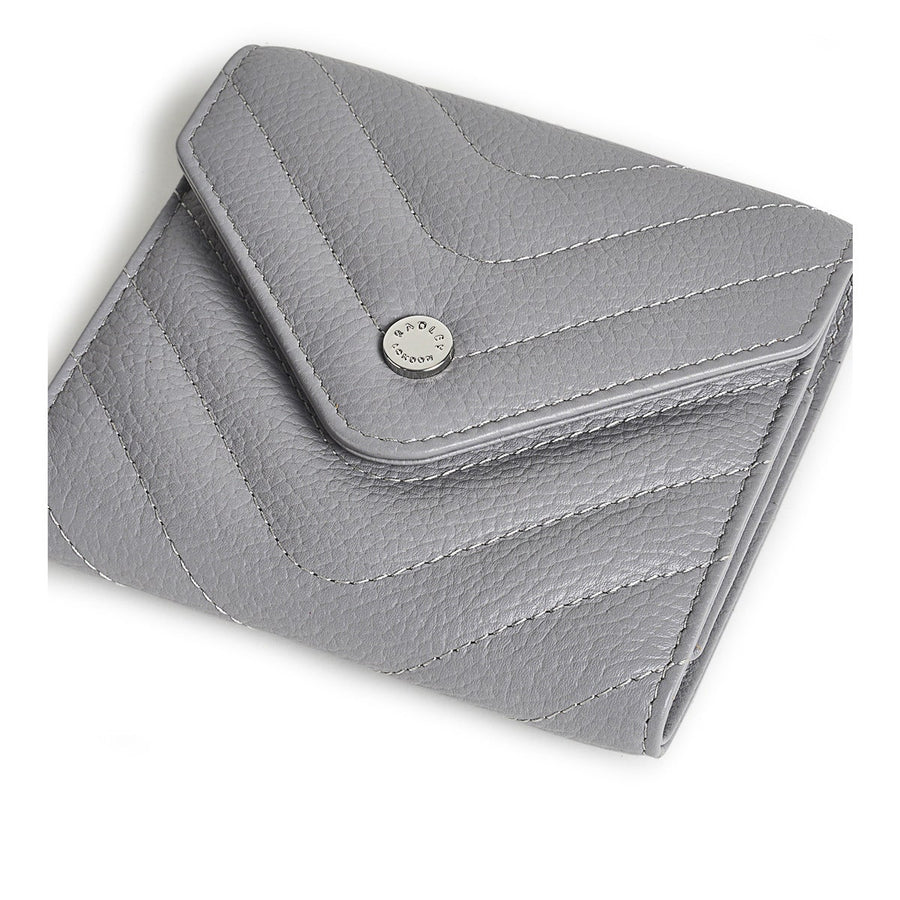 Rowe Avenue Leather Medium Flapover Wallet in Cloud Burst - S1351093