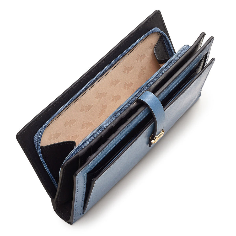 Newick Road Leather Large Bifold Wallet in Boathouse - S1373476