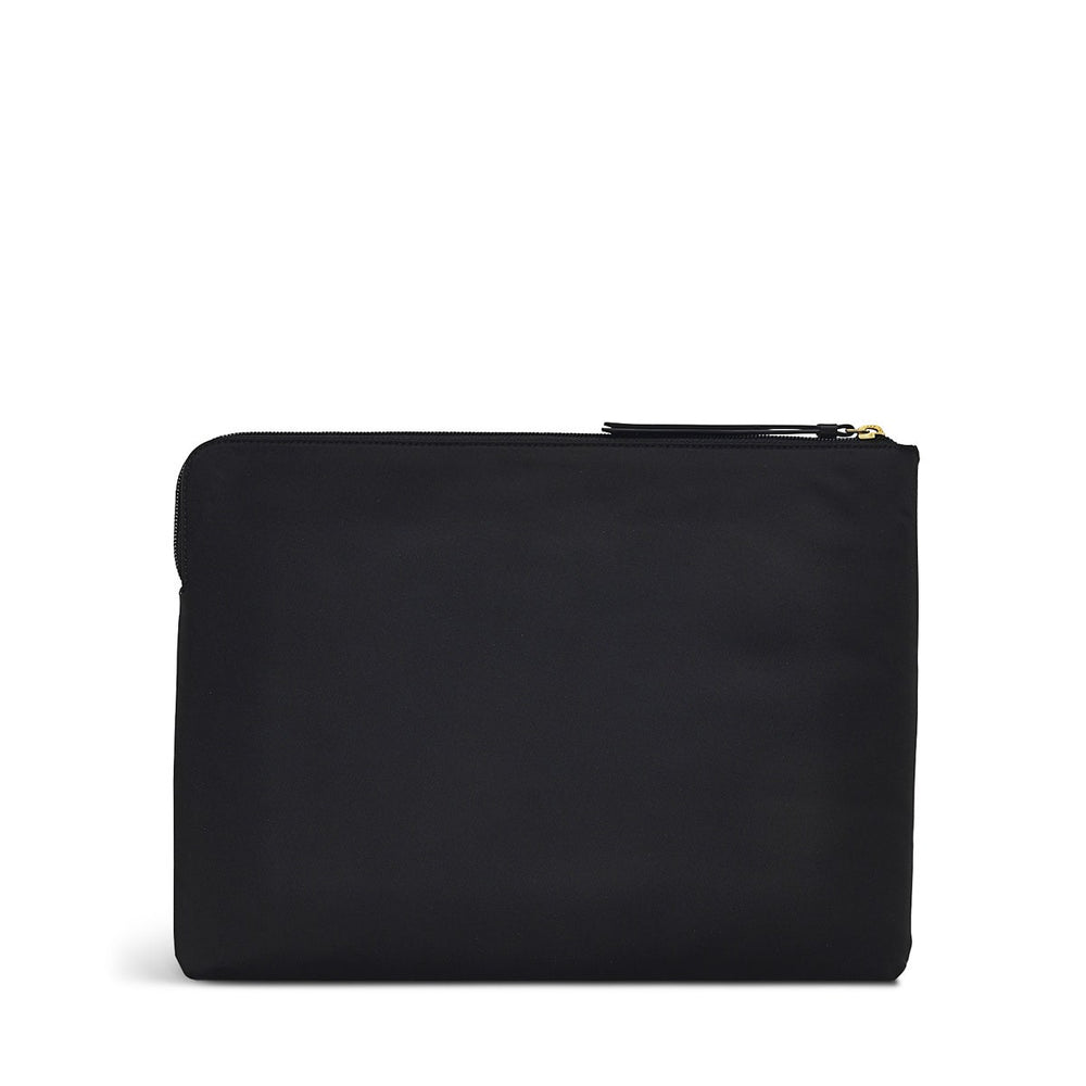 Chesil Place Fabric Medium Laptop Pouch in Black - S1420001