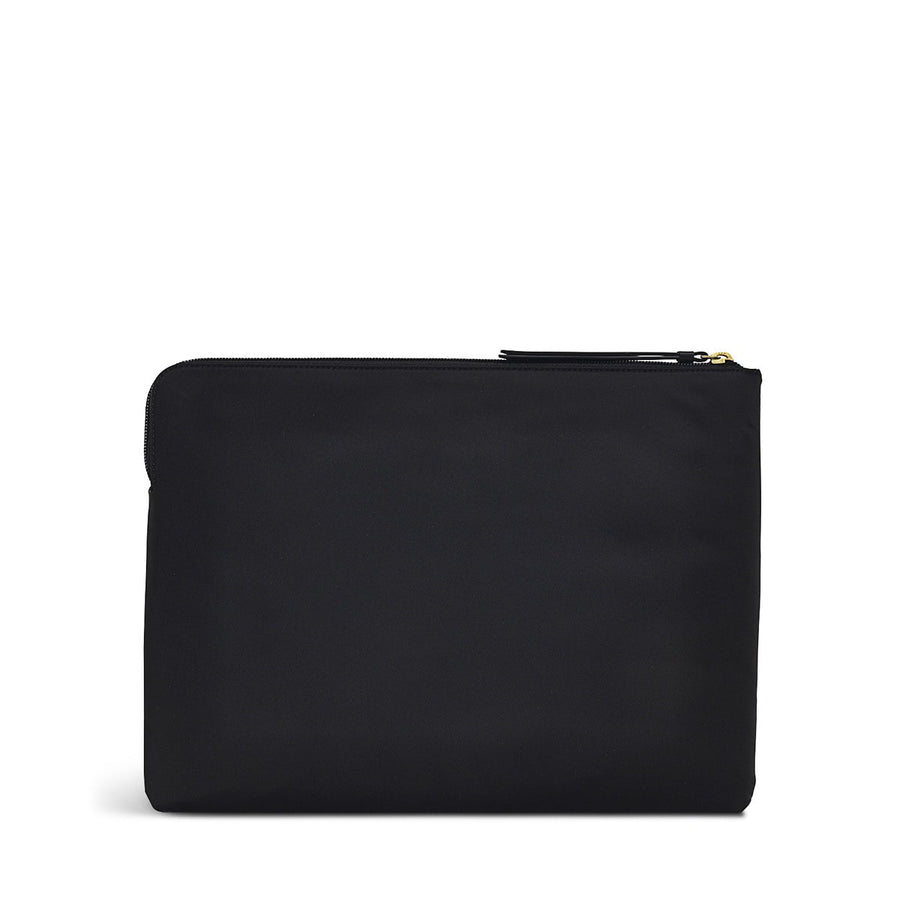 Chesil Place Fabric Medium Laptop Pouch in Black - S1420001