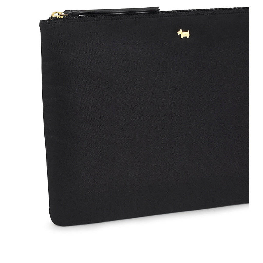 Chesil Place Fabric Medium Laptop Pouch in Black - S1420001