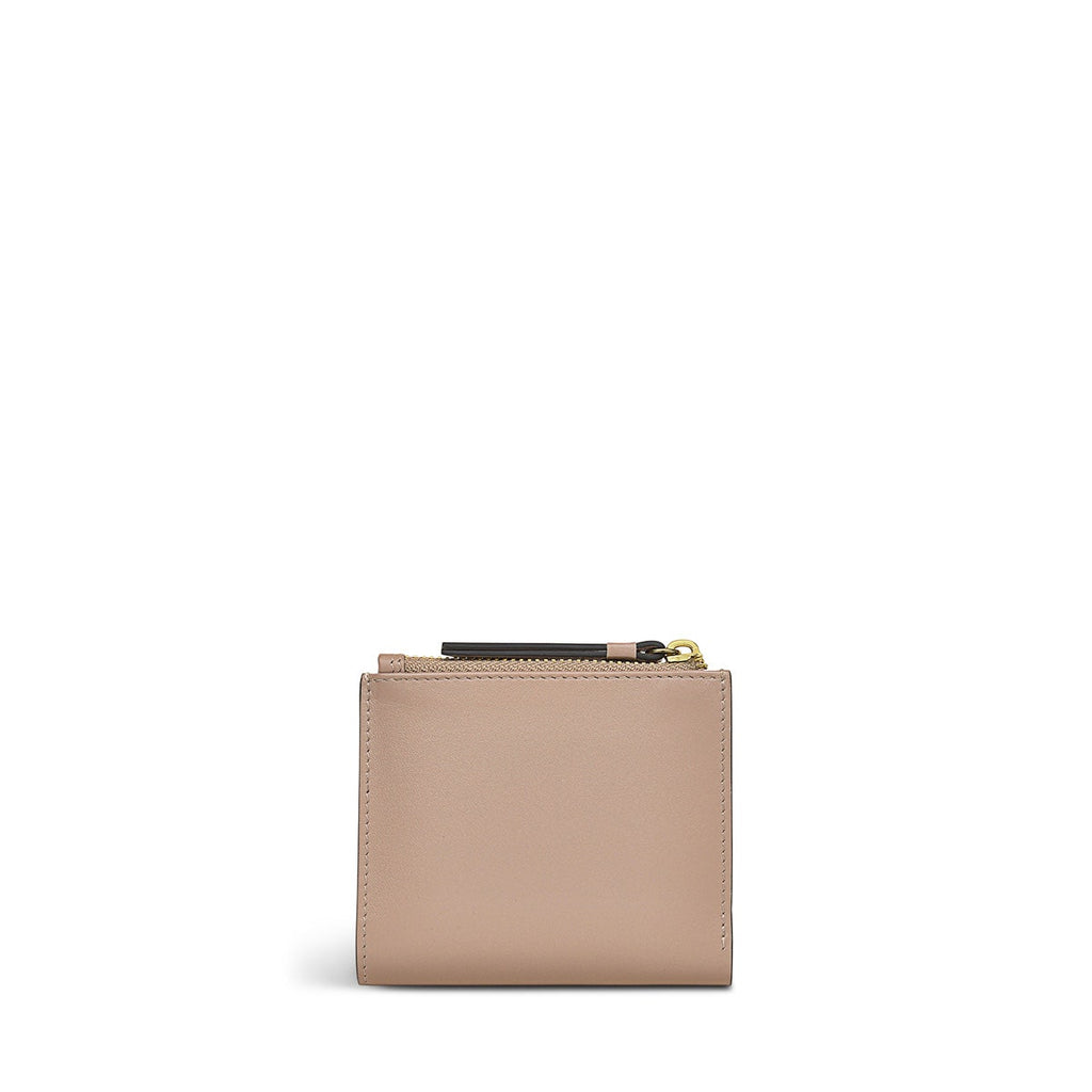 Chancery Row Leather Small Bifold Wallet in Silt - S1465266