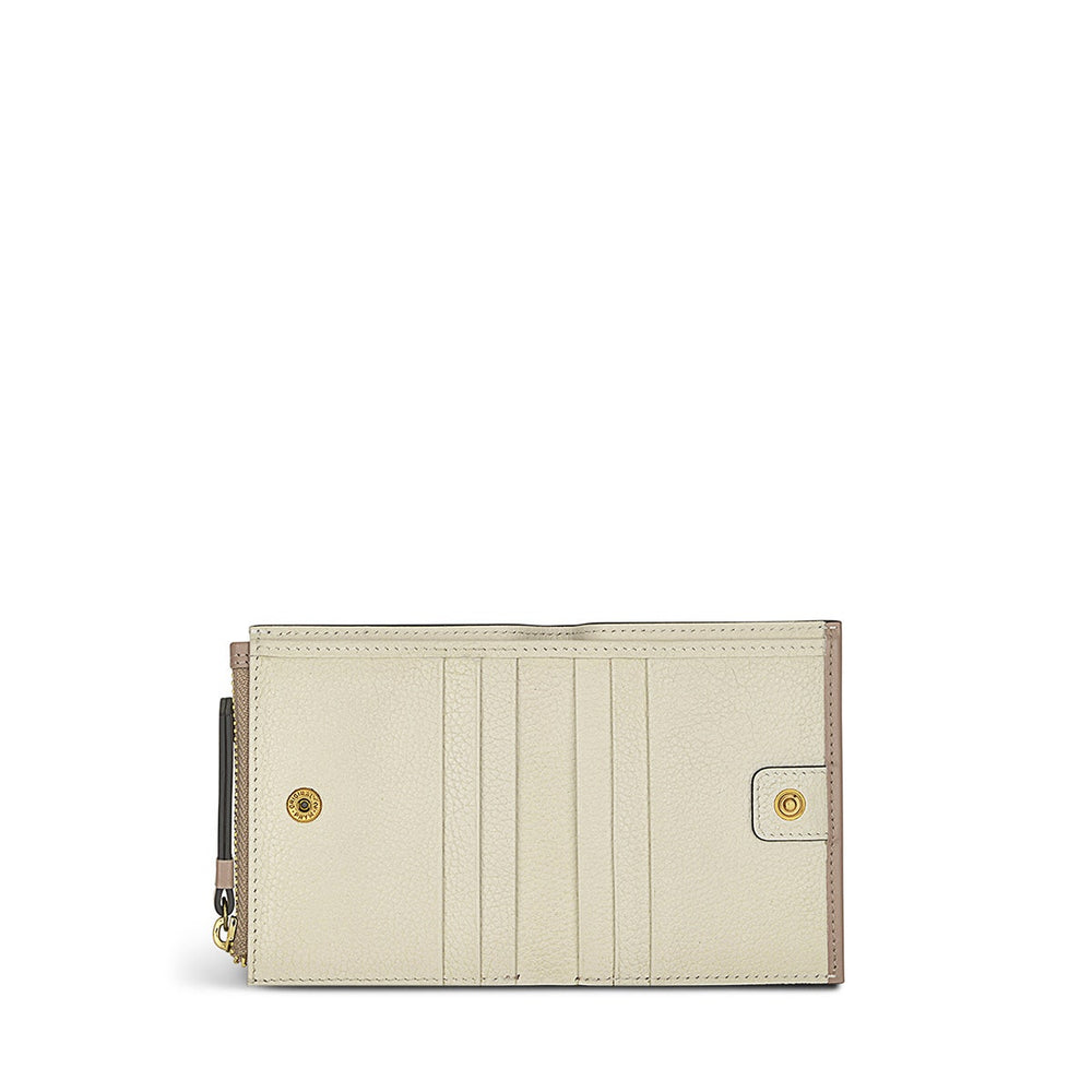 Chancery Row Leather Small Bifold Wallet in Silt - S1465266