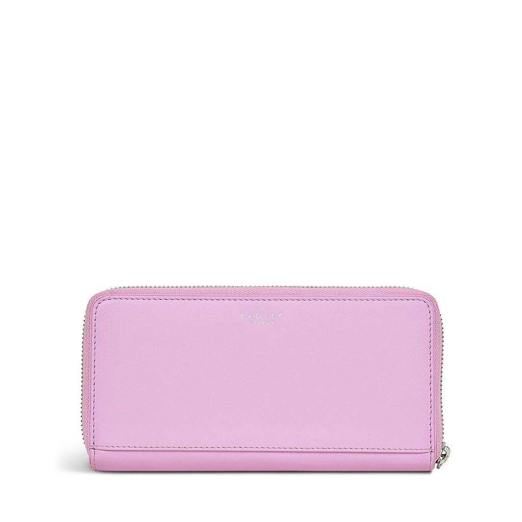 Feeling Sweet Leather Large Zip Around Wallet in Sugar Pink - S1496679
