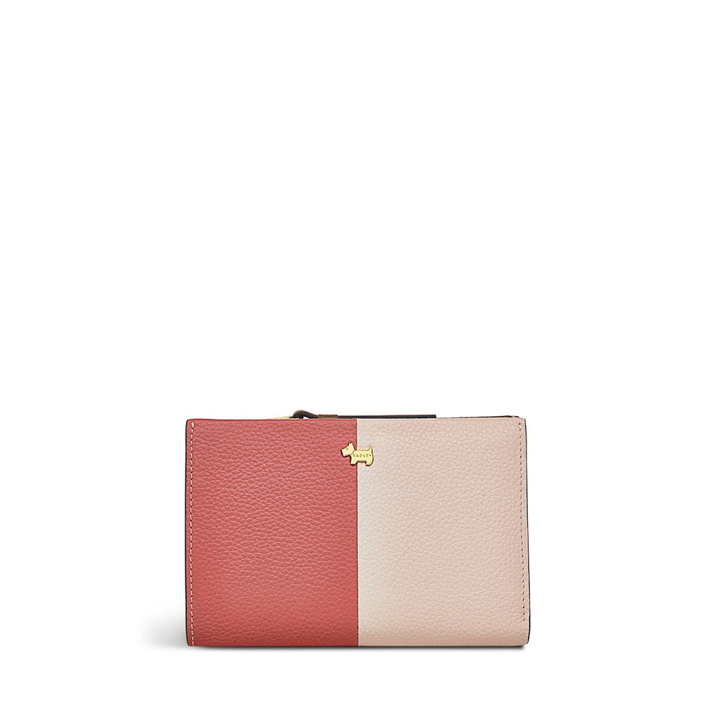 Muswell Lane Leather Medium Bifold Wallet in Copper Pink - S1850618