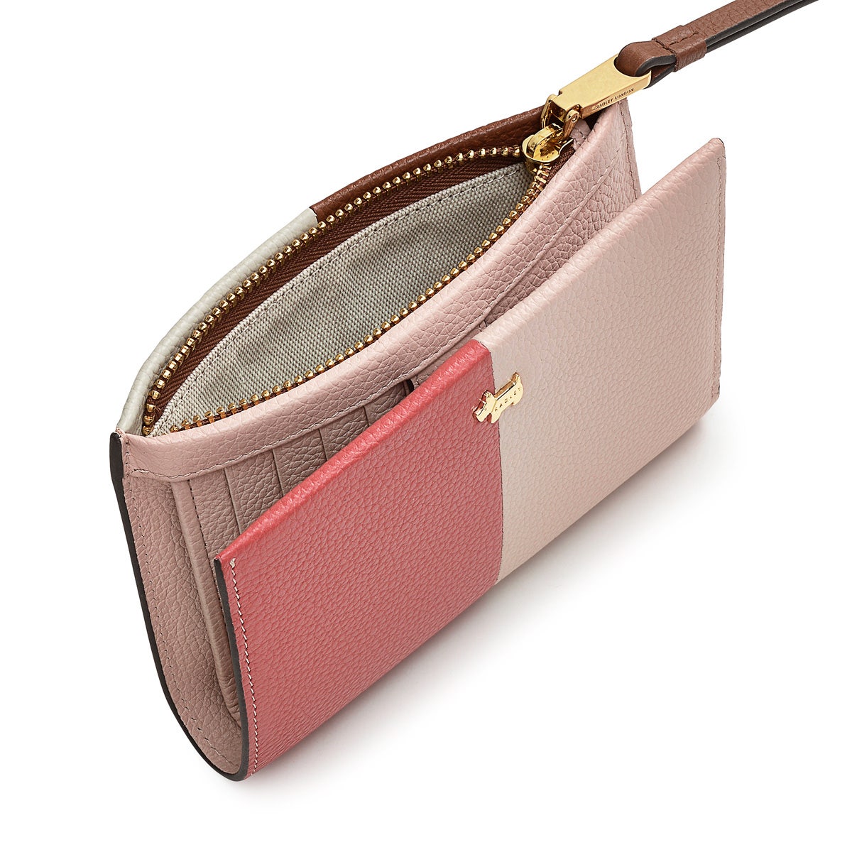 Muswell Lane Leather Medium Bifold Wallet in Copper Pink - S1850618