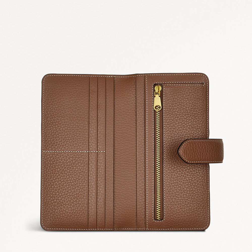 Hillgate Leather Large Bifold Wallet in Saddle - S1861211