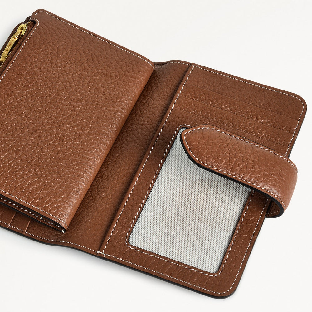 Hillgate Leather Medium Bifold Wallet in Saddle - S1862211