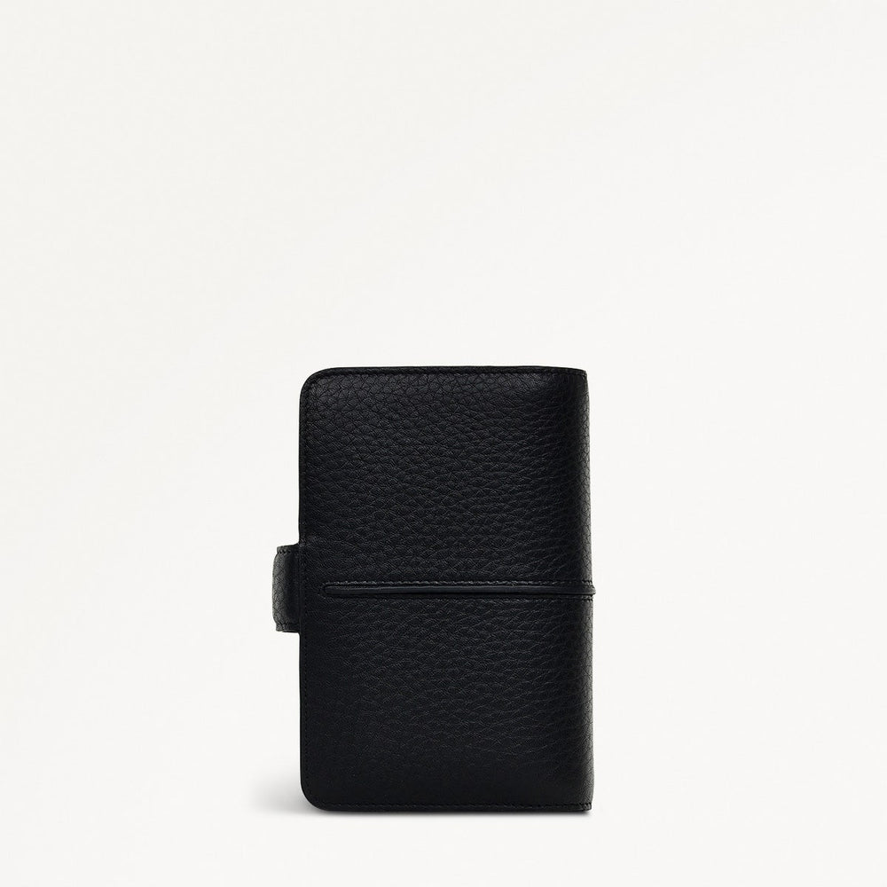 Hillgate Leather Medium Bifold Wallet in Black - S1865001