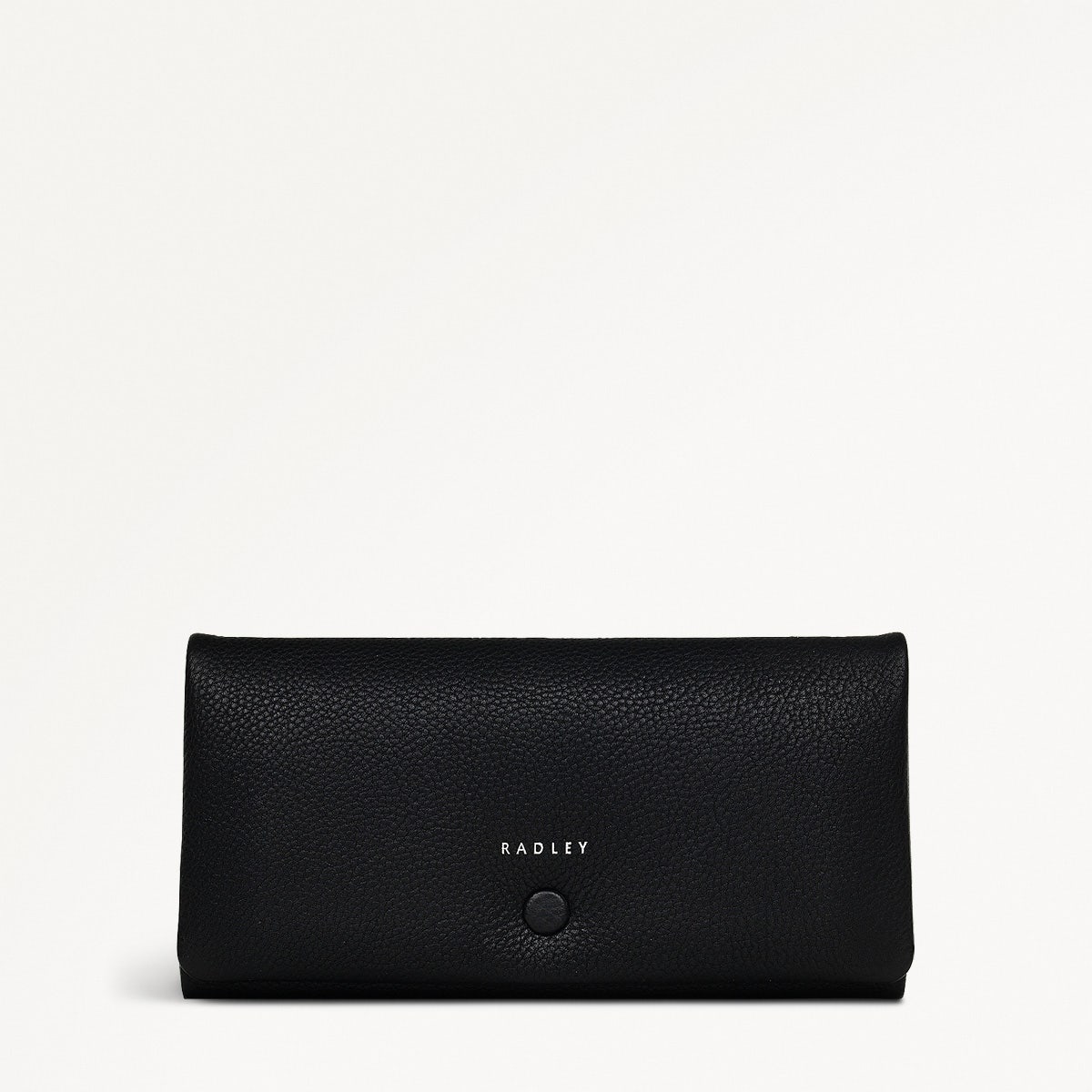 Mallow Street Leather Large Flapover Wallet in Black - S1872001