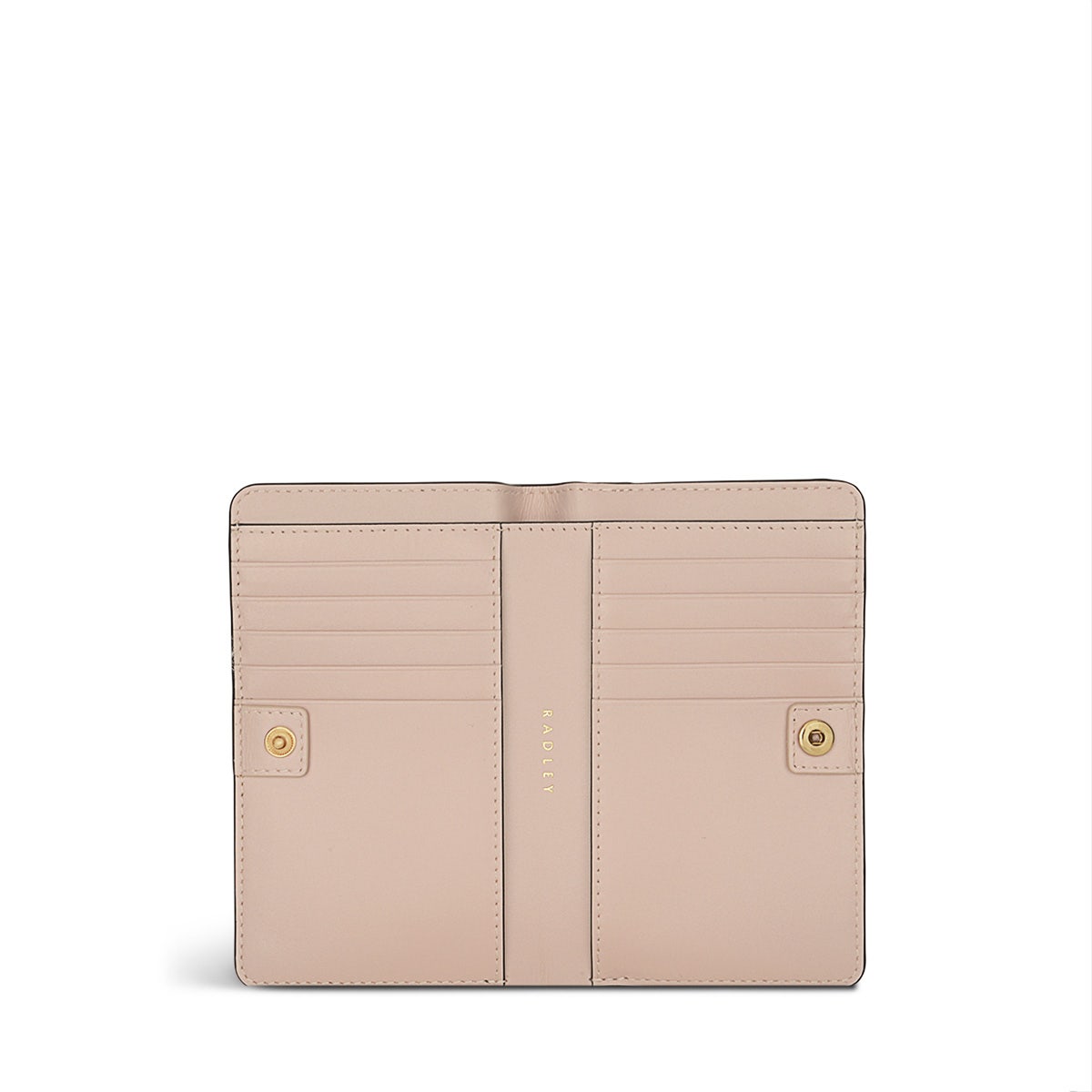 Wild Roses Leather Medium Bifold Wallet in Prairie Pink - S1876688
