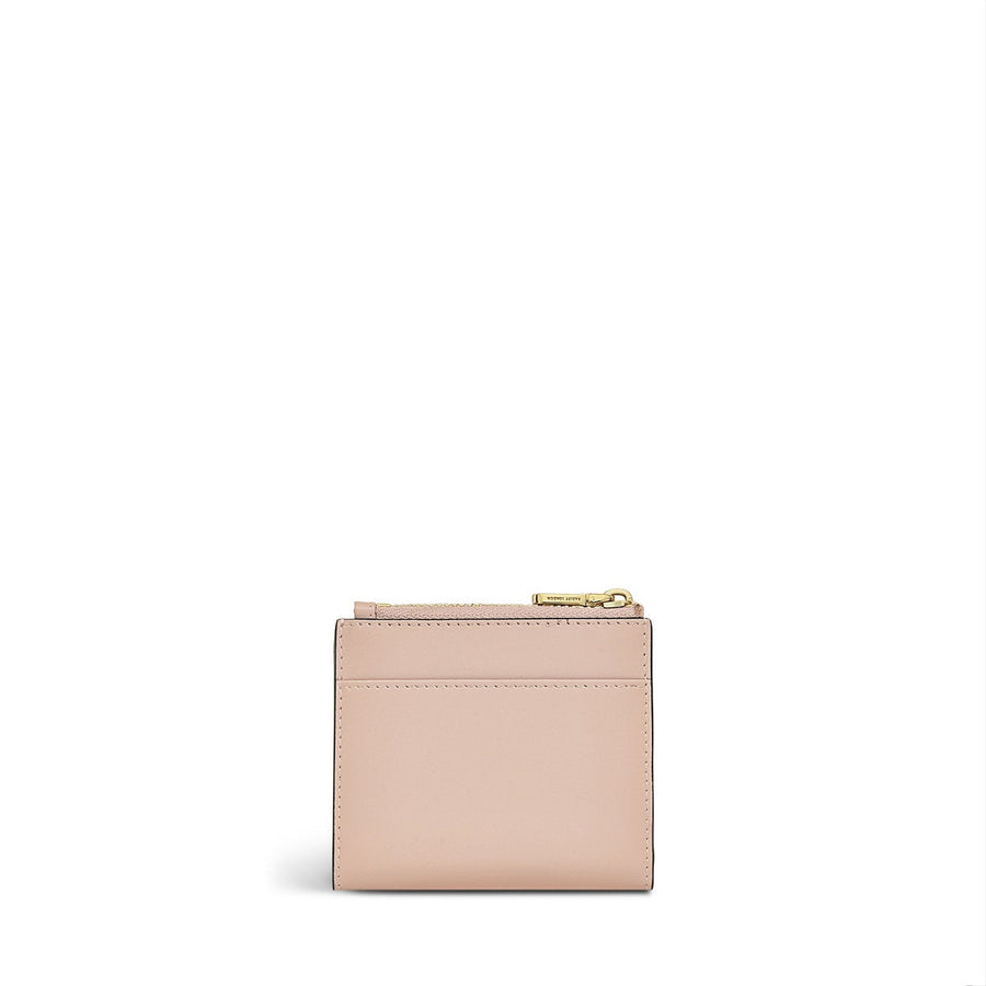 Wild Roses Leather Small Ziptop Coin Purse in Prairie Pink - S1878688