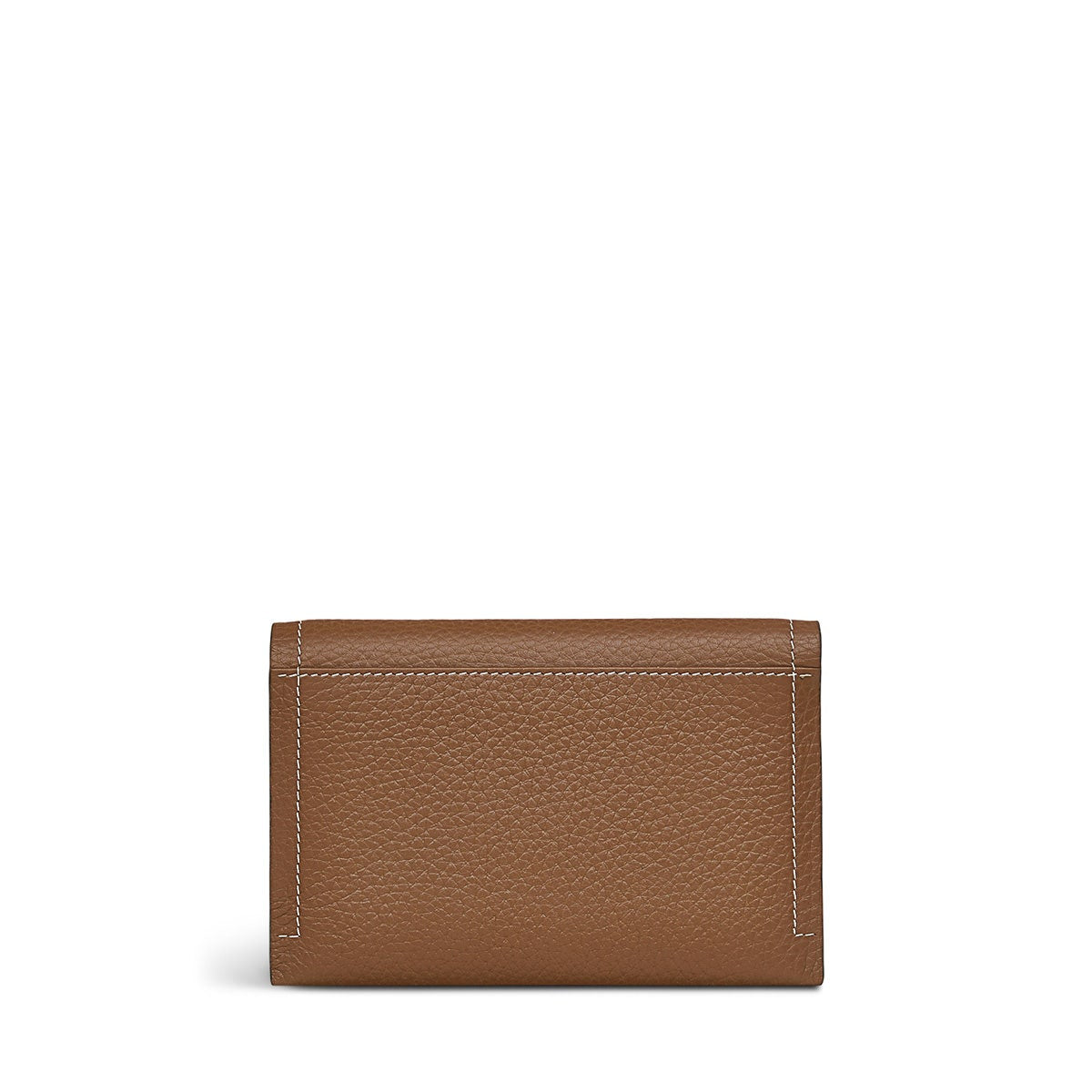 Oak Street Leather Medium Flapover Wallet in Saddle - S1885211