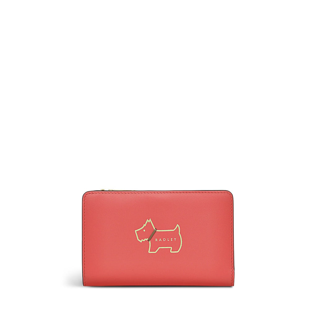 Heritage Dog Outline Medium Bifold Wallet - RSC13901