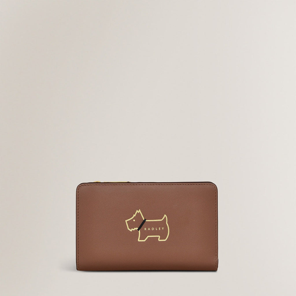 Heritage Dog Outline Medium Bifold Wallet - RSC13901