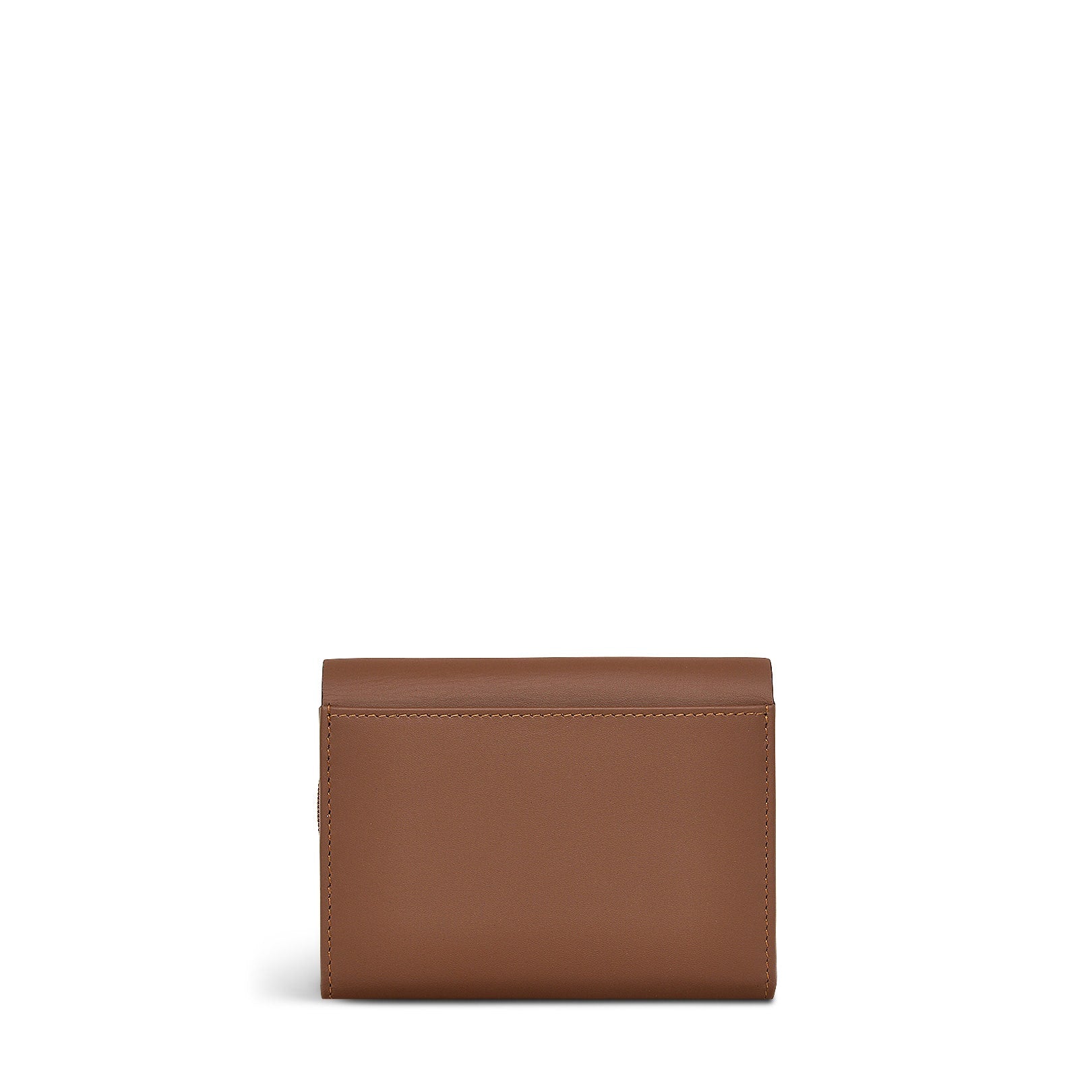 Albert Road Leather Medium Flapover Wallet in Saddle - S1900211