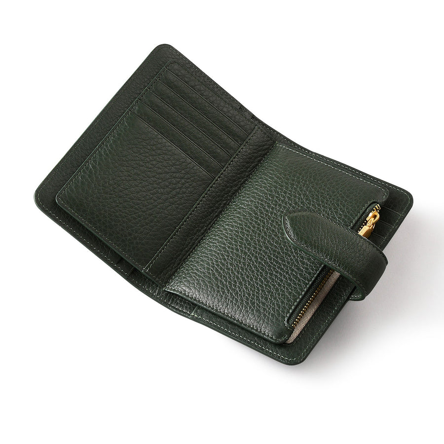 Hillgate Leather Medium Bifold Wallet in Racing Green - S1913302