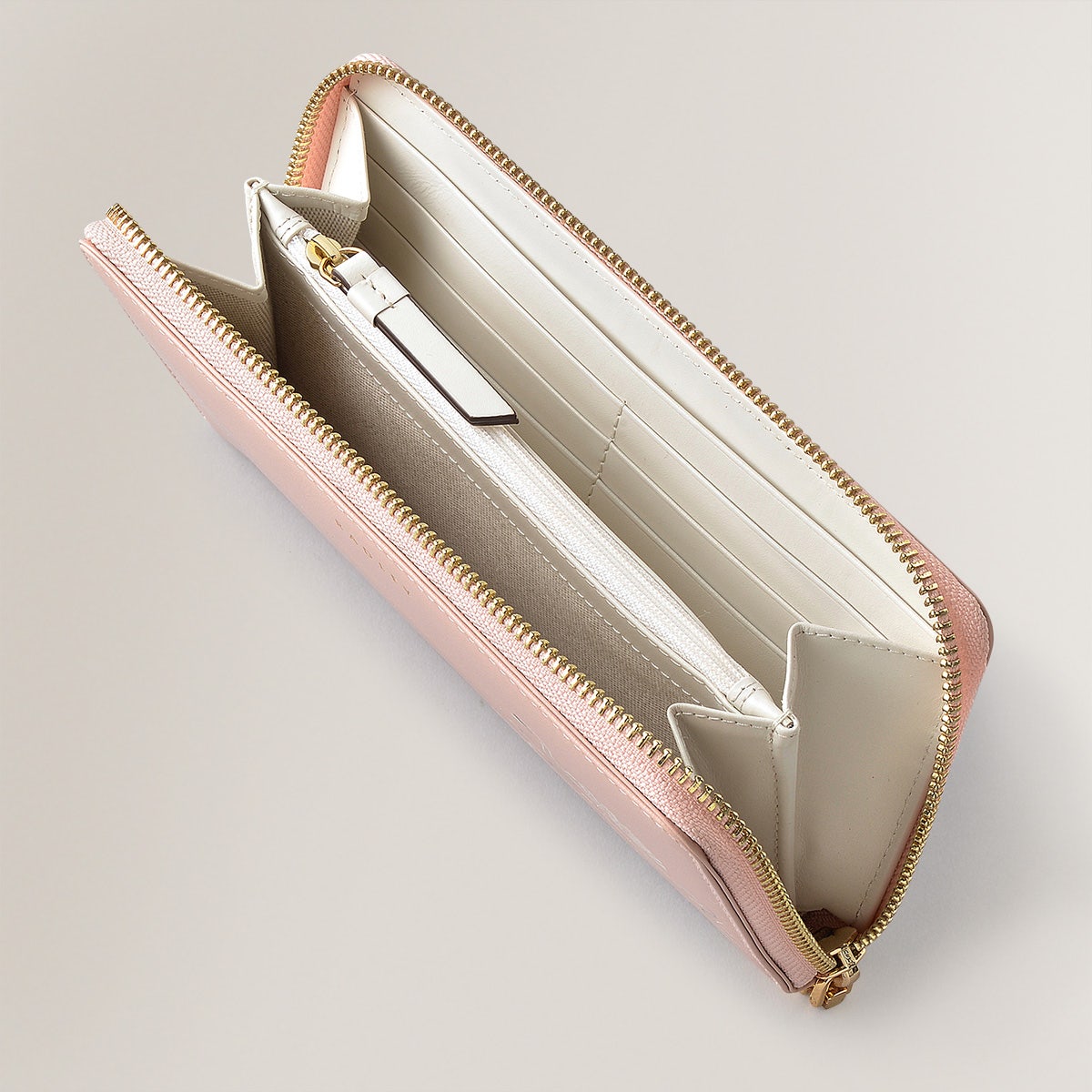 Swanning Around Leather Large Zip Around Wallet in Prairie Pink - S1929688