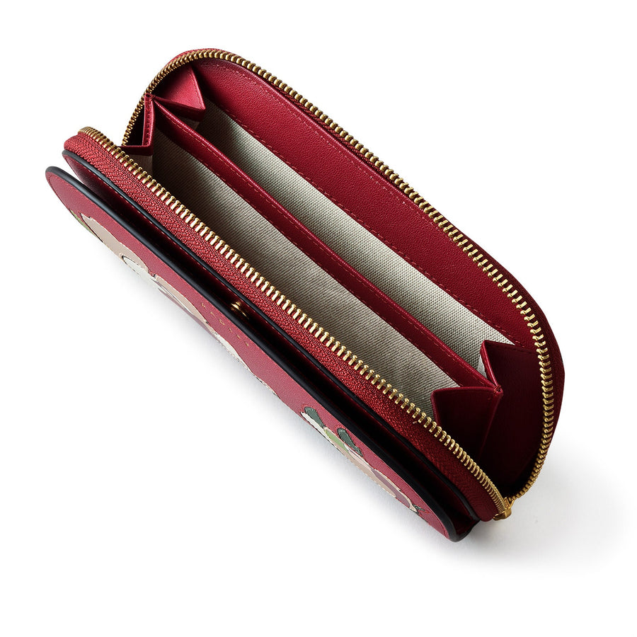 Liverpool Street 2.0 Leather Large Bifold Wallet in Cranberry - S1936604