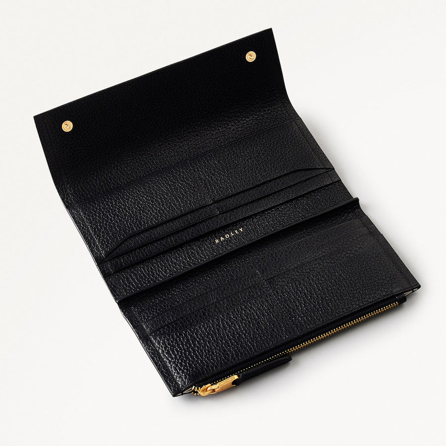 THE CHANCERY LARGE FLAPOVER Wallet BLACK