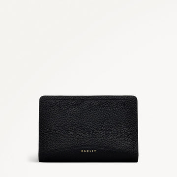 The Chancery Leather Medium Zip Around Wallet in Black - S1944001
