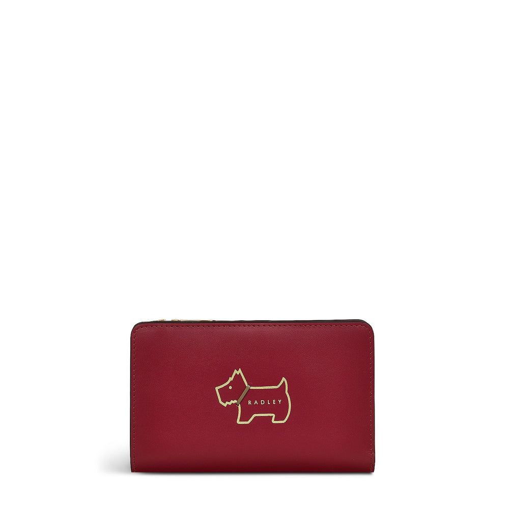 Heritage Dog Outline Medium Bifold Wallet - RSC13901