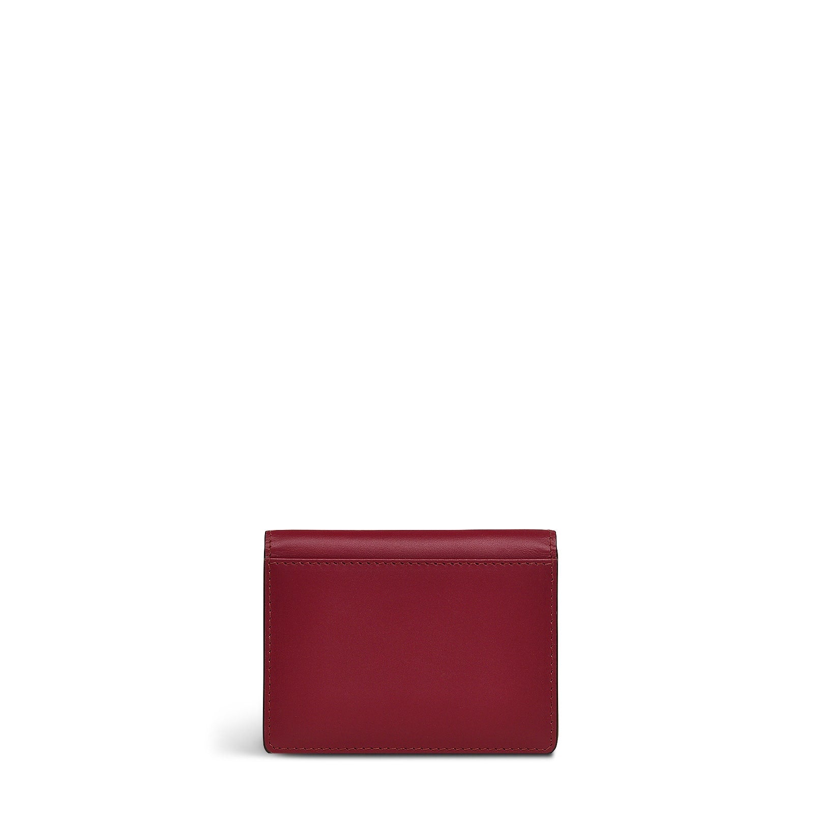 Heritage Dog Outline Leather Small Cardholder in Cranberry - S1949604