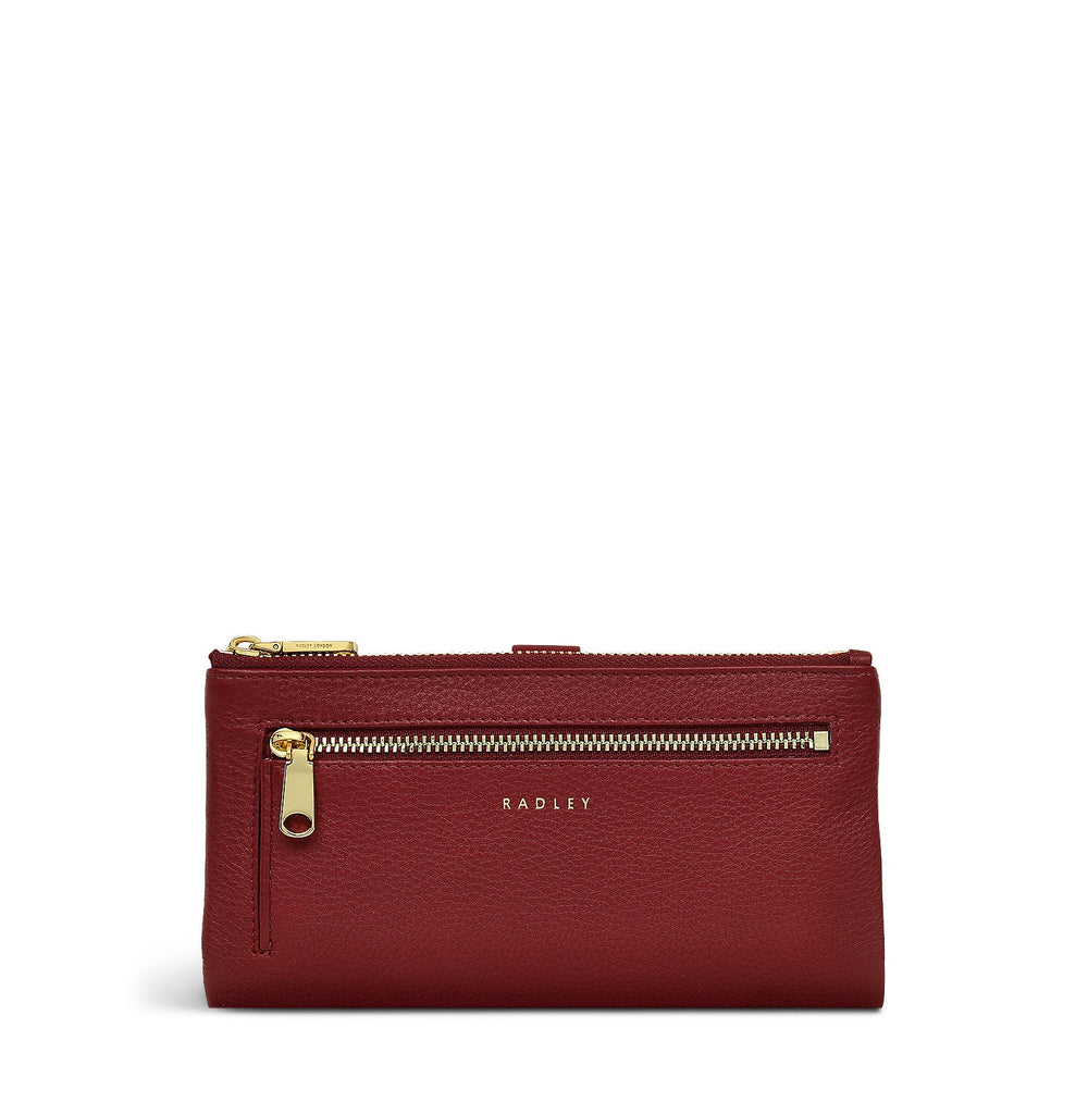 Larkswood 2.0 Leather Large Bifold Wallet in Cranberry - S1959604