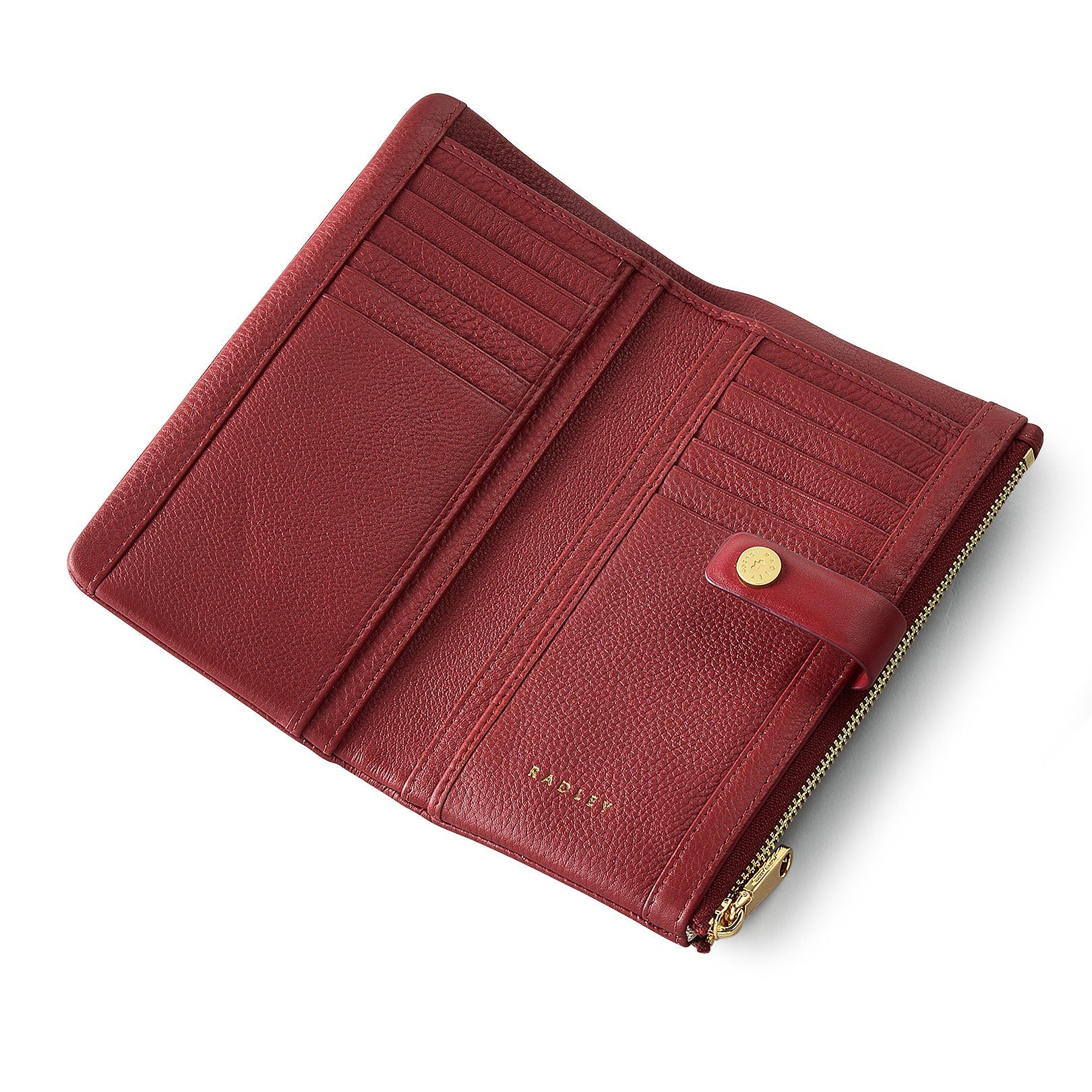 Larkswood 2.0 Leather Large Bifold Wallet in Cranberry - S1959604