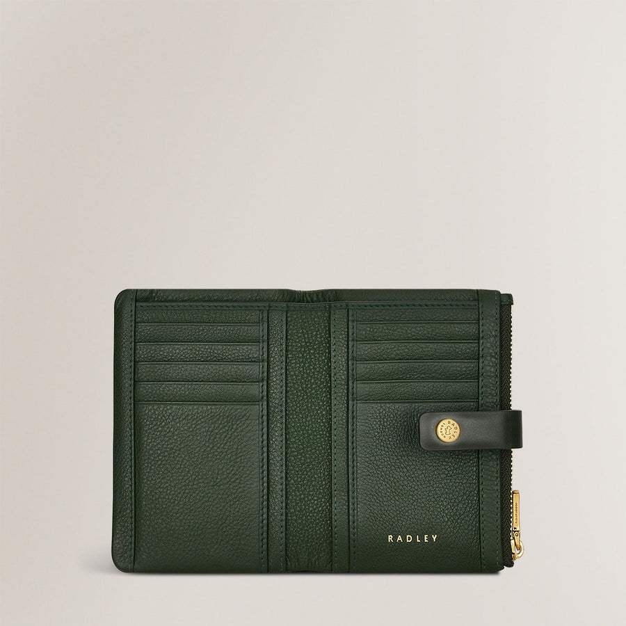 Larkswood 2.0 Leather Medium Bifold Wallet in Racing Green - S1962302