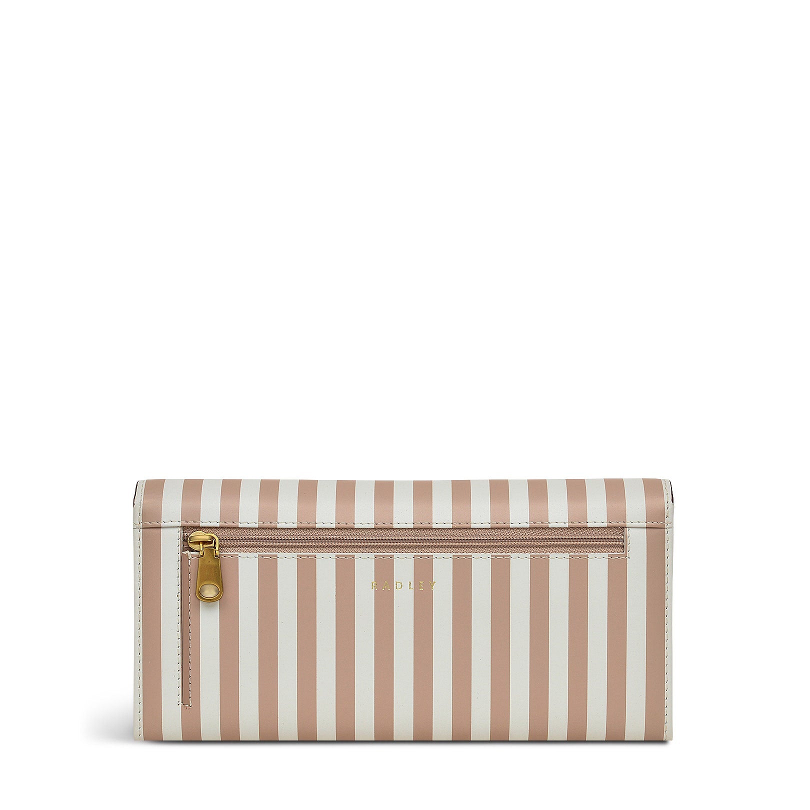 Heritage Dog Outline Leather Large Flapover Wallet in Silt - S1966266